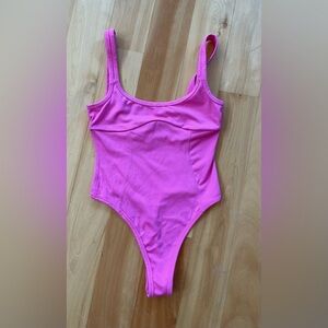 For Love 💗 & Lemons Pink Bodysuit